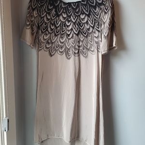 100 % silk cocktail dress